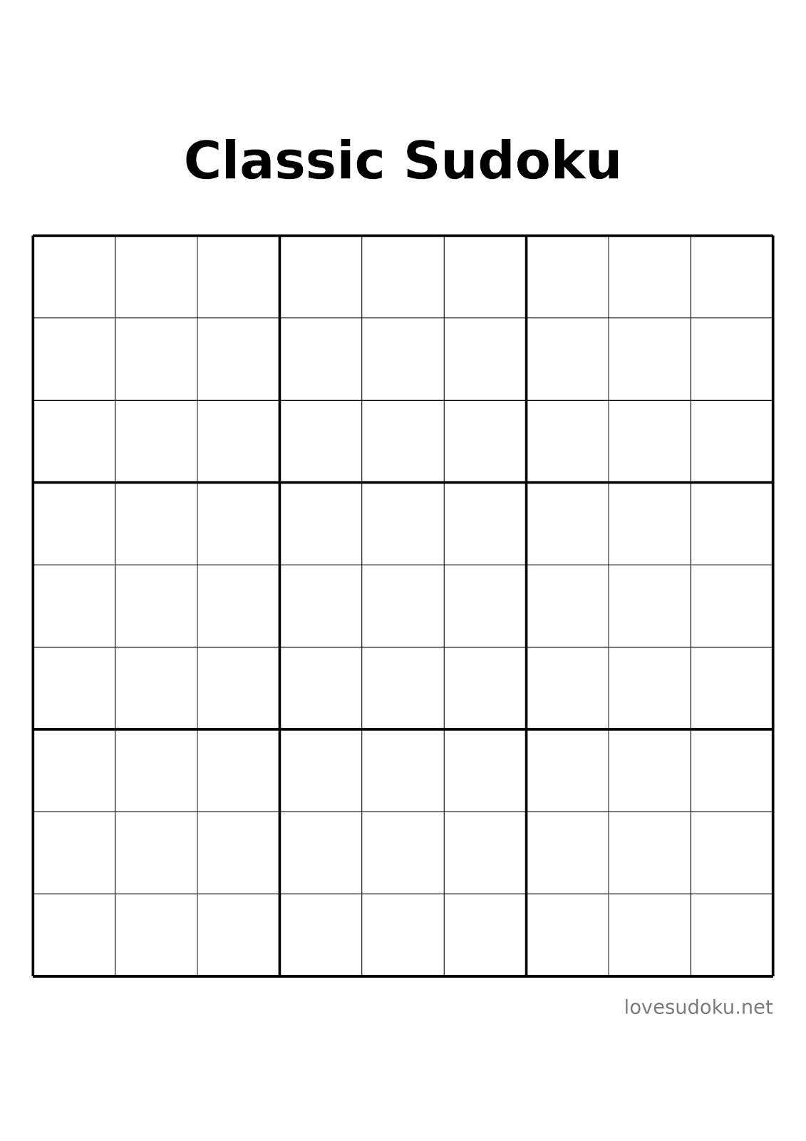 sudoku and answers